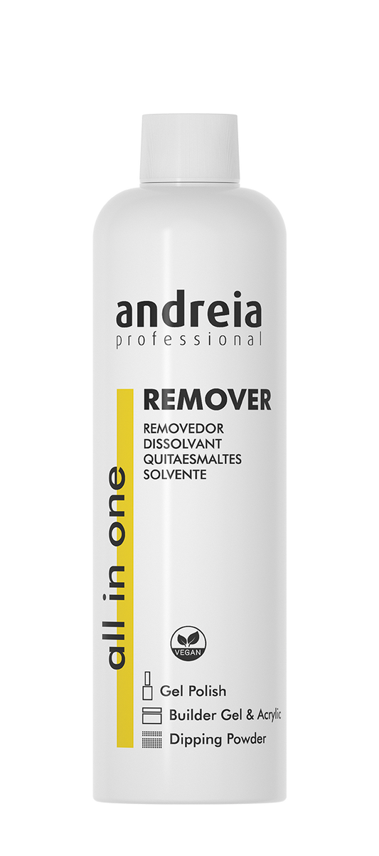 ALL IN ONE REMOVEDOR GEL ANDREIA 250ML - Essencial Cosmética