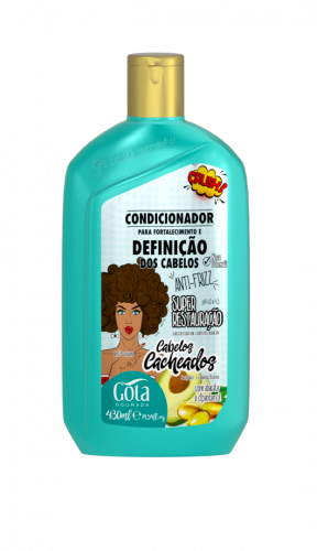 GOTA DOURADA CONDICIONADOR CACHEADOS 430ML - Essencial Cosmética