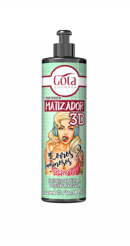 GOTA DOURADA MATIZADOR 3D PÉROLA 300ML