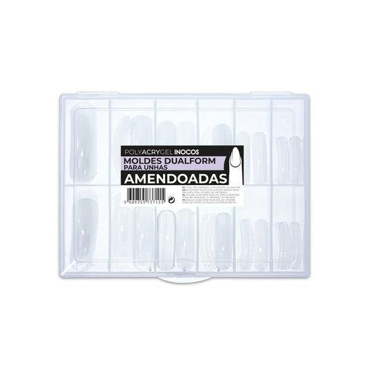 Moldes INOCOS Dualform TIPS para Unhas Amendoadas