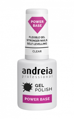 POLISH VERNIZ GEL POWER BASE CLEAR ANDREIA - Essencial Cosmética